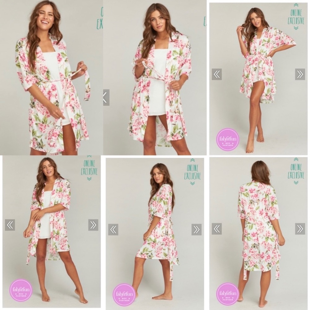 Show Me Your MuMu Garden of Blooms Robe or Swim Suit Coverup One Size